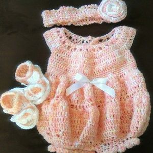 Peaches and Cream Romper Set